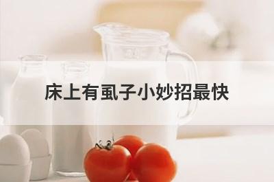 床上有虱子小妙招最快