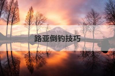 路亚倒钓技巧