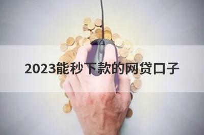 2023能秒下款的网贷口子（可靠的信用贷款平台）