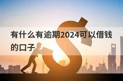 有什么有逾期2024可以借钱的口子？5个逾期严重必下款口子