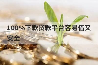 100%下款贷款平台容易借又安全，借2万马上到账私人放款