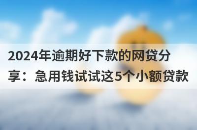 2024年逾期好下款的网贷分享：急用钱试试这5个小额贷款！