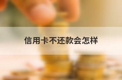 信用卡不还款会怎样 