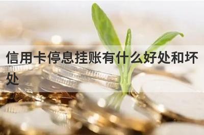 信用卡停息挂账有什么好处和坏处 主要有这几点