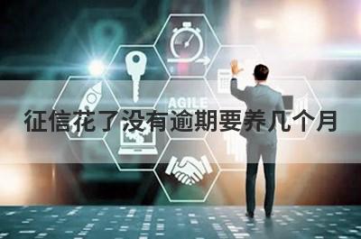 征信花了没有逾期要养几个月?