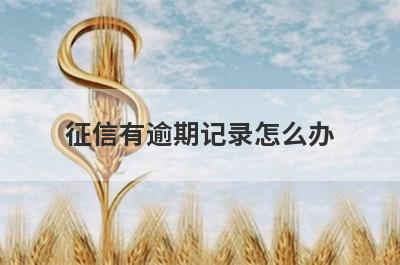 征信有逾期记录怎么办?这几种情况可以处理消除