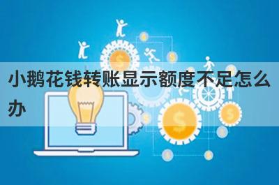 小鹅花钱转账显示额度不足怎么办?