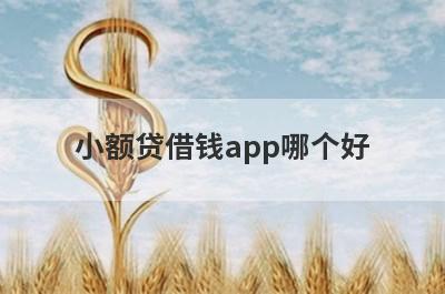 小额贷借钱app哪个好 这几个门槛低容易批
