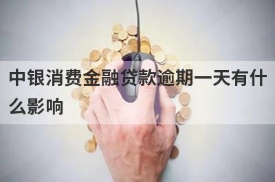 中银消费金融贷款逾期一天有什
么影响
