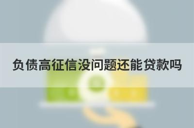 负债高征信没问题还能贷款吗?
