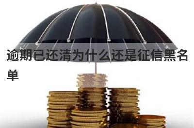 逾期已还清为什么还是征信黑名单?