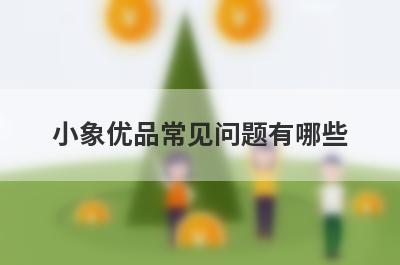 小象优品常见问题有哪些 
