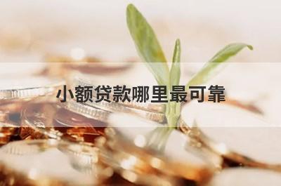 小额贷款哪里最可靠?口碑好利息低的贷款