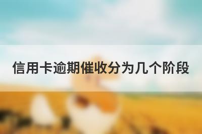 信用卡逾期催收分为几个阶段?逾期多久会上银行的黑名单?