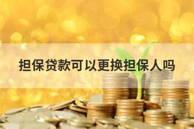 担保贷款可以更换担保人吗?