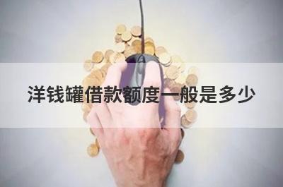 洋钱罐借款额度一般是多少?