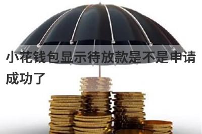 小花钱包显示待放款是不是申请成功了?