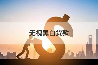 无视黑白贷款 网贷黑口子秒下款app