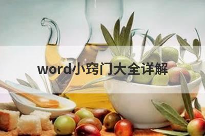 word小窍门大全详解