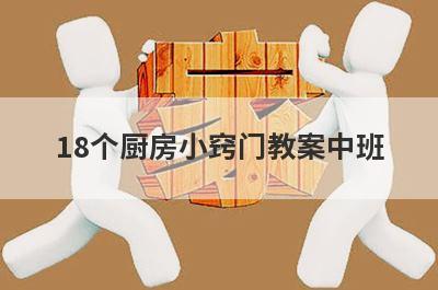 18个厨房小窍门教案中班(厨房中的小窍门教案反思)