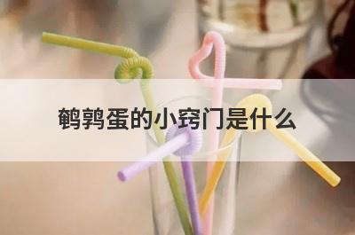 鹌鹑蛋的小窍门是什么