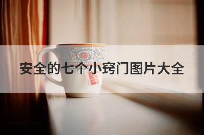 安全的七个小窍门图片大全