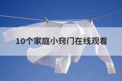 10个家庭小窍门在线观看