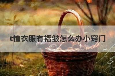 t恤衣服有褶皱怎么办小窍门