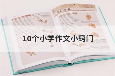 10个小学作文小窍门