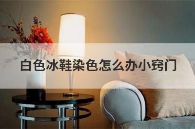 白色冰鞋染色怎么办小窍门