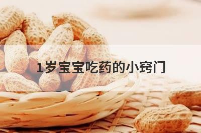 1岁宝宝吃药的小窍门