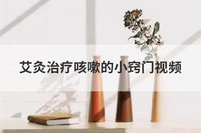 艾灸治疗咳嗽的小窍门视频