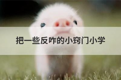 把一些反咋的小窍门小学