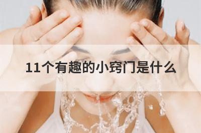 11个有趣的小窍门是什么