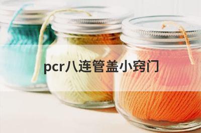 pcr八连管盖小窍门(PCR八连管国产的和进口)