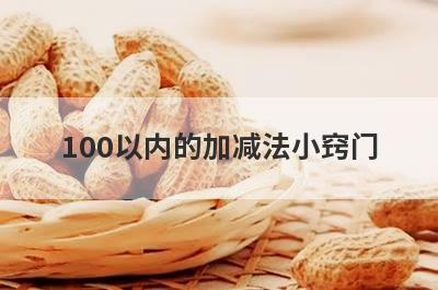 100以内的加减法小窍门