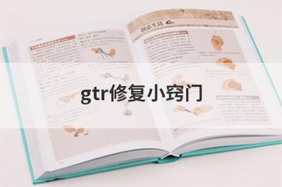 gtr修复小窍门