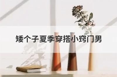 矮个子夏季穿搭小窍门男
