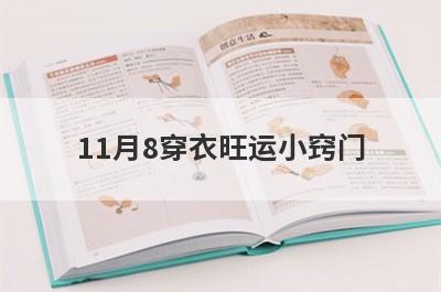 11月8穿衣旺运小窍门