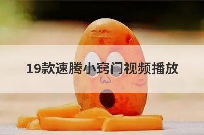 19款速腾小窍门视频播放