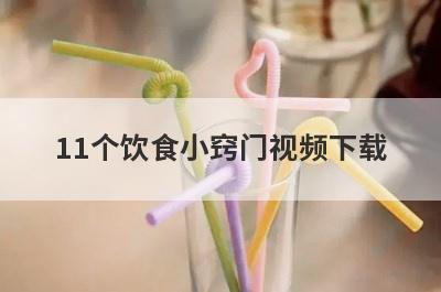 11个饮食小窍门视频下载