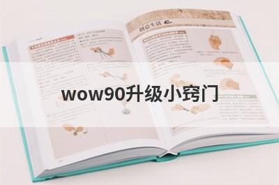 wow90升级小窍门