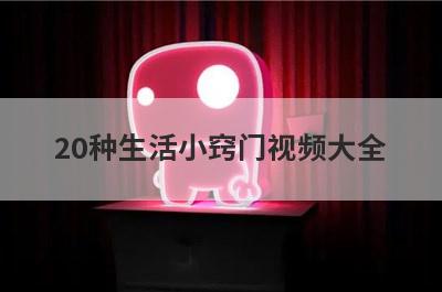 20种生活小窍门视频大全
