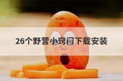 26个野营小窍门下载安装