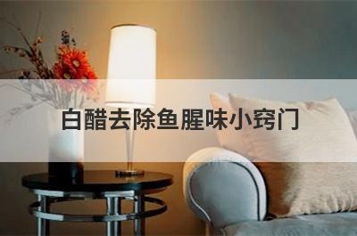 白醋去除鱼腥味小窍门