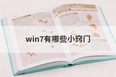 win7有哪些小窍门