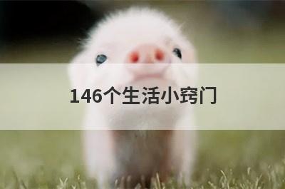 146个生活小窍门