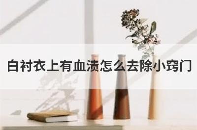 白衬衣上有血渍怎么去除小窍门