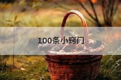 100条小窍门