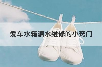 爱车水箱漏水维修的小窍门